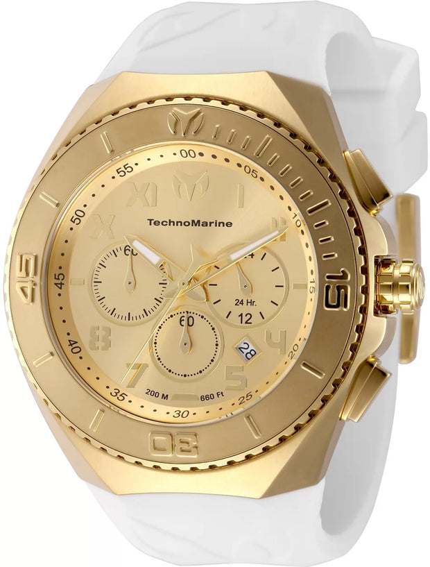 Technomarine Men's TM-225006 Manta Quartz VD53 Gold Dial Watch