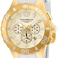 Technomarine Men's TM-115078 Cruise Quartz Chronograph Gold Dial Watch