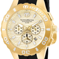 Technomarine Men's TM-115079 Cruise Quartz Chronograph Gold Dial Watch