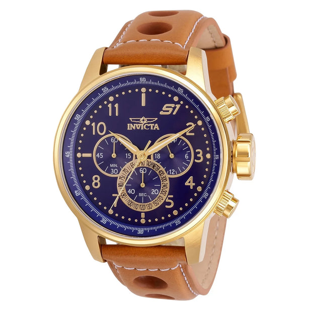 Invicta Men's 30917 S1 Rally Quartz Chronograph Blue Dial Watch