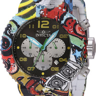 Invicta Men's 43233 Pro Diver Quartz Chronograph Black, Yellow Dial Watch