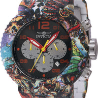 Invicta Men's 43234 Pro Diver Quartz Chronograph Black, Orange Dial Watch
