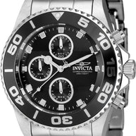 Invicta Men's 43405 Pro Diver Quartz Chronograph Black Dial Watch