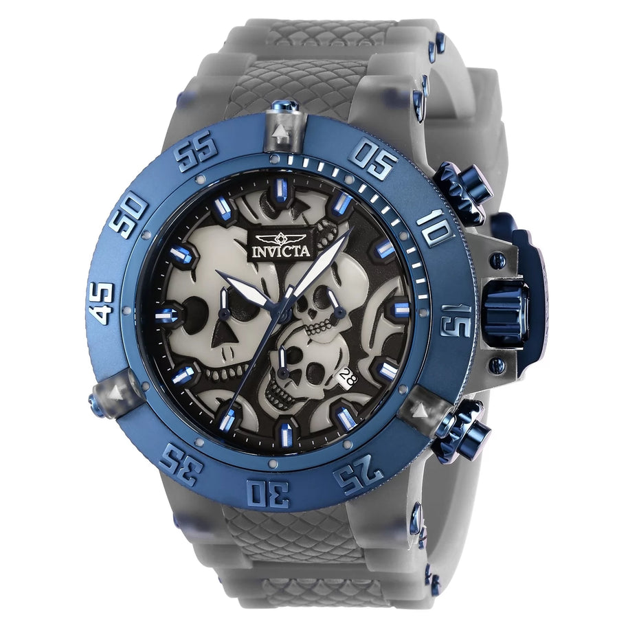 Invicta Men's 37329 Subaqua  Quartz Chronograph Black, Blue, White Dial Watch