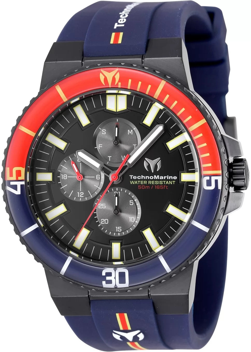 Technomarine Men's TM-525030 Racing Legends Quartz VX3N Gunmetal, Black Dial Watch