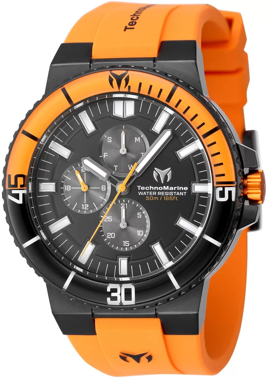 Technomarine Men's TM-525033 Racing Legends Quartz VX3N Gunmetal, Black Dial Watch