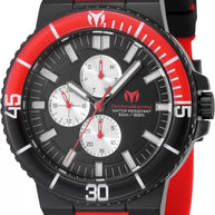 Technomarine Men's TM-525039 Racing Legends Quartz VX3N Silver, Black Dial Watch