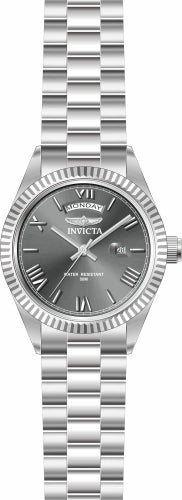 Invicta Men's 43937 Specialty Quartz 3 Hand Grey Dial Watch