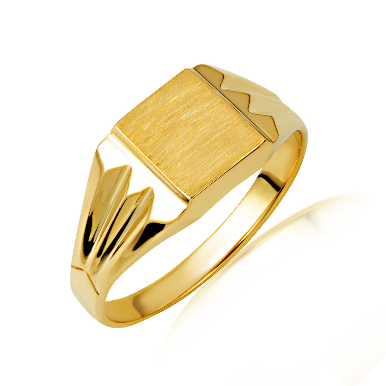 Yellow Gold Classic Signet Ring