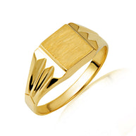 Yellow Gold Classic Signet Ring