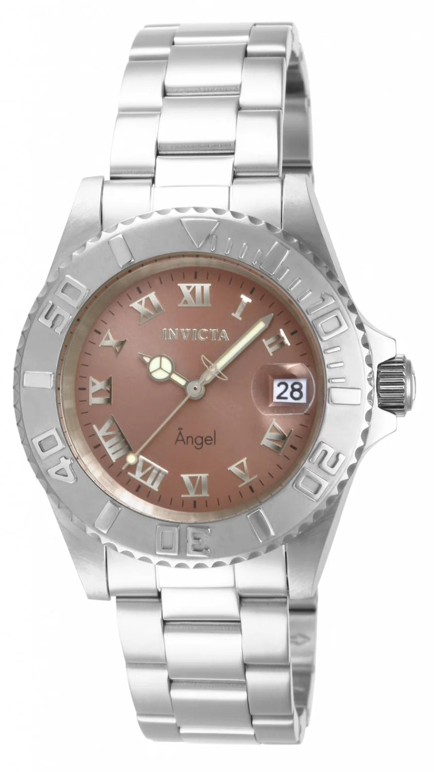Invicta Women's 14362 Angel Quartz 3 Hand Copper Dial Watch