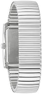 43A157 Caravelle Men's Dress Classic Rectangular Stainless Watch