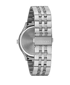 43B158 Caravelle Men's Dress Quartz Black Dial Watch