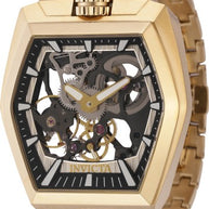 Invicta Men's 44013 Akula Mechanical 2 Hand Black, Ivory Dial Watch