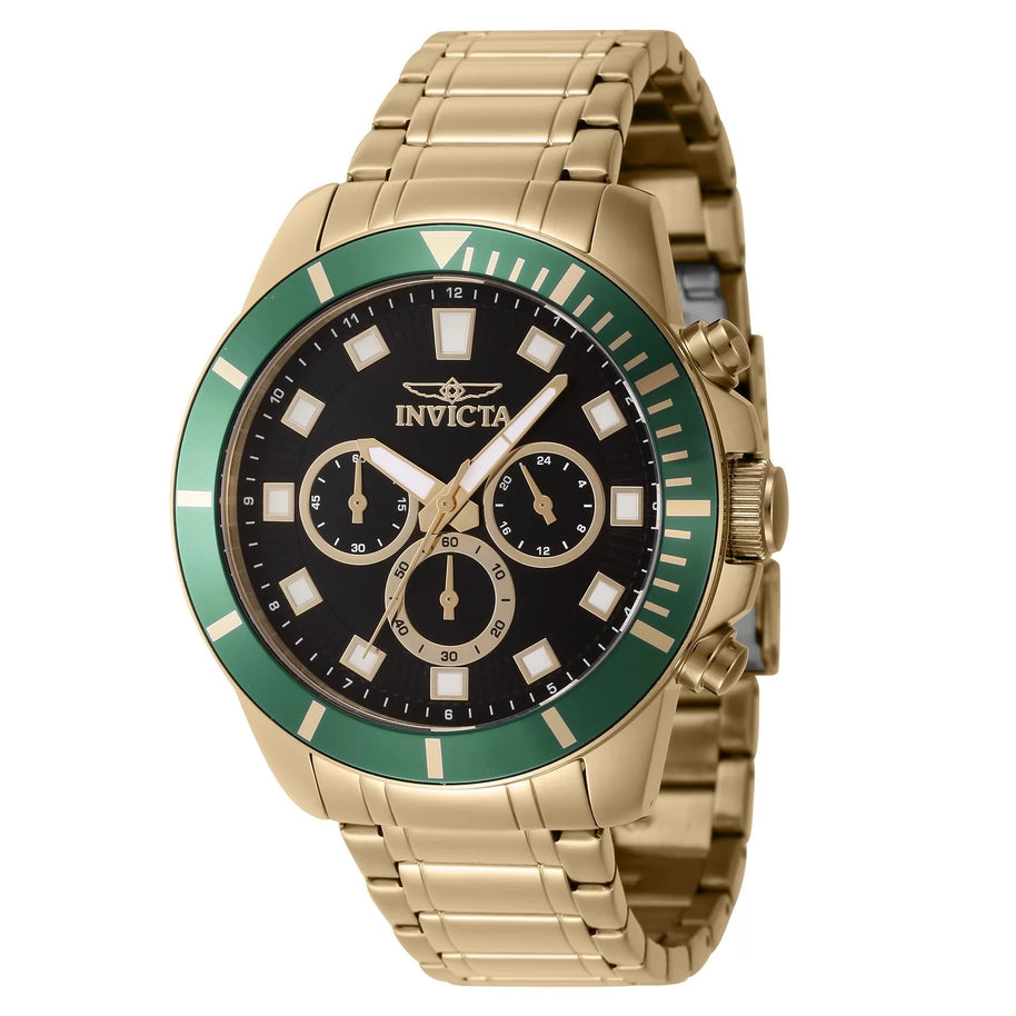 Invicta Men's 46043 Pro Diver Quartz Chronograph Black Dial Watch