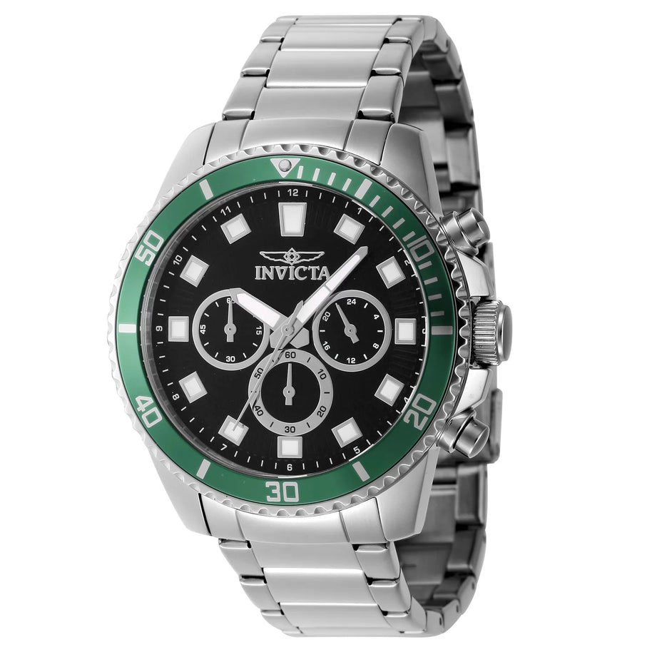 Invicta Men's 46051 Pro Diver Quartz Chronograph Black Dial Watch