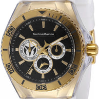 Technomarine Men's TM-118126 Cruise Quartz 3 Hand Black, Grey Dial Watch
