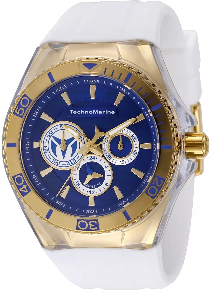 TechnoMarine Women's TM-118135 Cruise Quartz Chronograph Blue Dial Watch