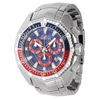 Invicta Men's 44296 Akula Quartz Chronograph Blue, Red, Dark Blue Dial Watch