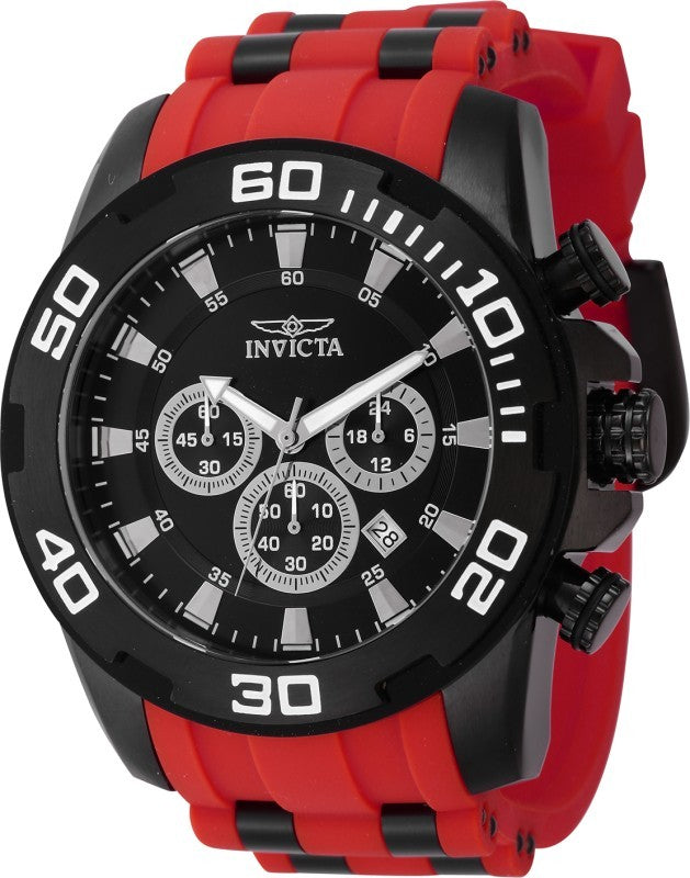 Invicta Women's 44546 Pro Diver Quartz VD53 Black Dial Watch