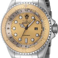 Invicta Men's 44746 Hydromax Quartz 3 Hand Gold Dial Watch
