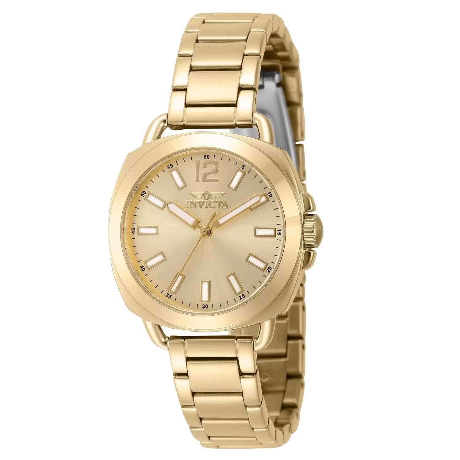 Invicta Women's 46346 Wildflower Quartz 3 Hand Gold Dial Watch