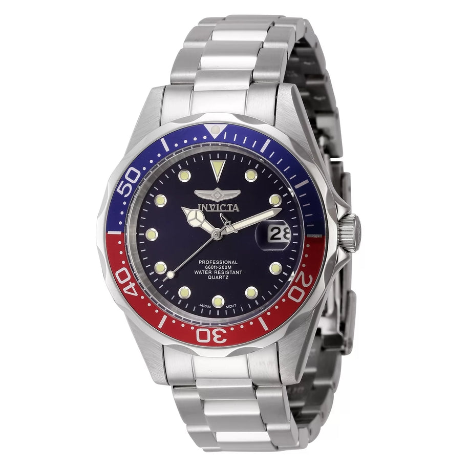 Invicta Men's 45785 Pro Diver Quartz PC32 Blue Dial Watch