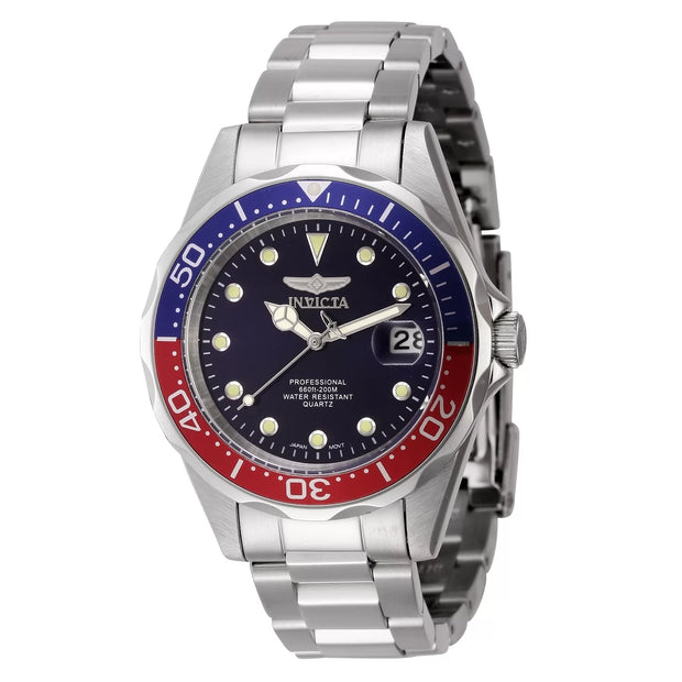 Invicta Men's 45785 Pro Diver Quartz PC32 Blue Dial Watch