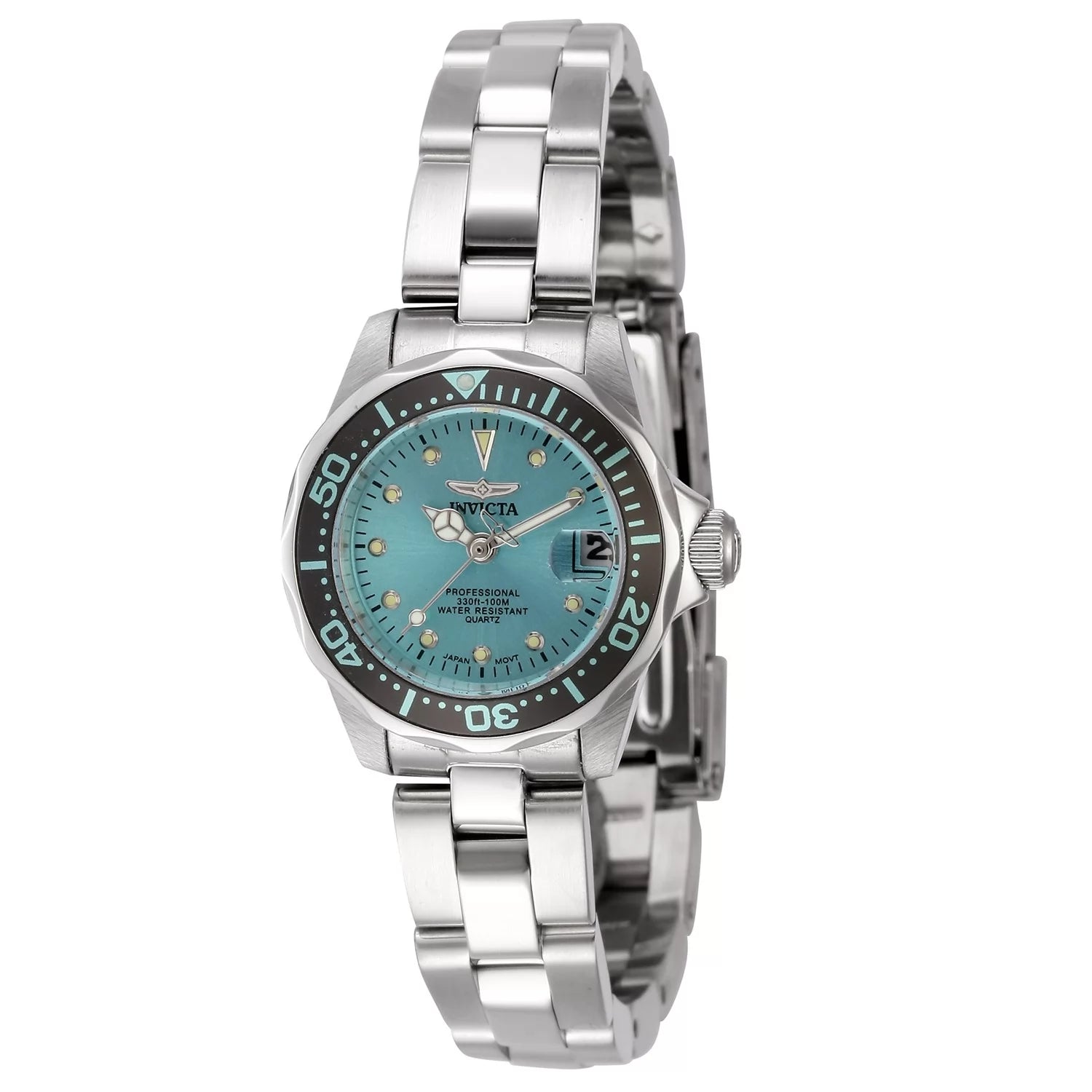 Invicta Women's 45786 Pro Diver  Quartz 3 Hand Blue Dial Watch