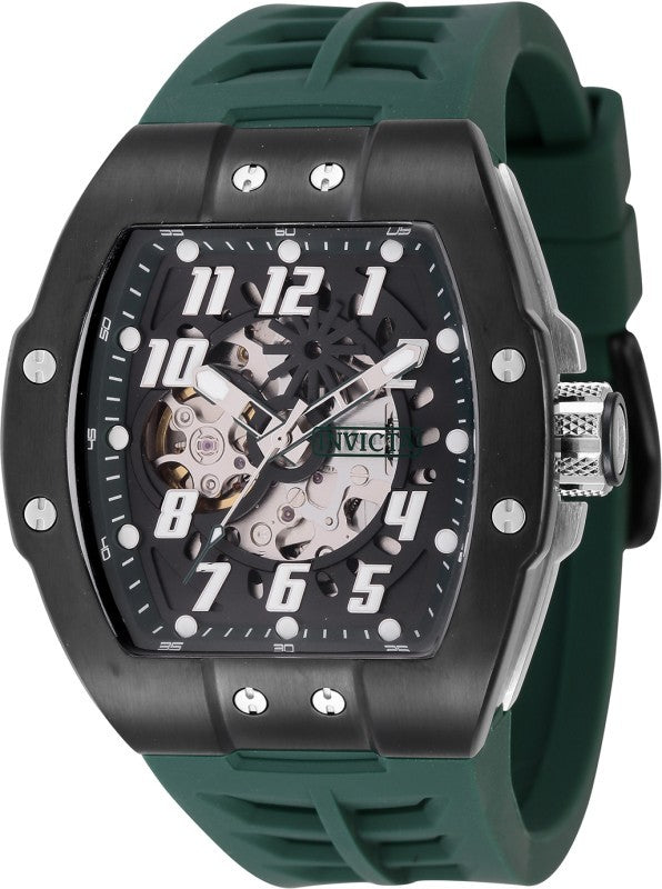 Invicta Men's 44890 S1 Rally Automatic NH70 Dark Green, Black Dial Watch