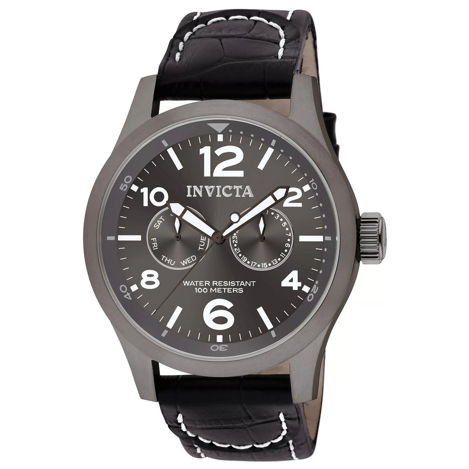 Invicta Men's 10492 I-Force Quartz Multifunction Charcoal Dial Watch