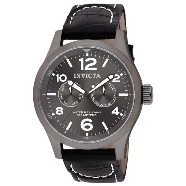 Invicta Men's 10492 I-Force Quartz Multifunction Charcoal Dial Watch