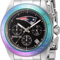 Invicta Men's 44989 NFL Quartz Multifunction Black Dial Watch