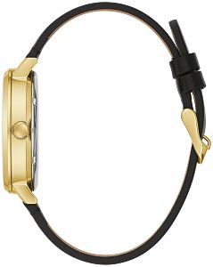 44A121 Caravelle Men's Automatic Skeleton Dial Gold-Tone Watch