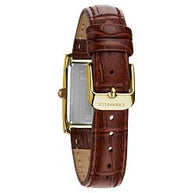 44L234 Caravelle Women's Classic Rectangular Leather Strap Watch