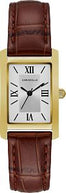 44L234 Caravelle Women's Classic Rectangular Leather Strap Watch