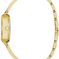 Caravelle 44X100 Crystal Accent Gold-Tone Bangle Watch & Bracelet Set