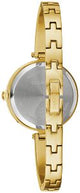 Caravelle 44X100 Crystal Accent Gold-Tone Bangle Watch & Bracelet Set