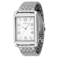 Invicta Men's 46634 Vintage Quartz 3 Hand Silver Dial Watch