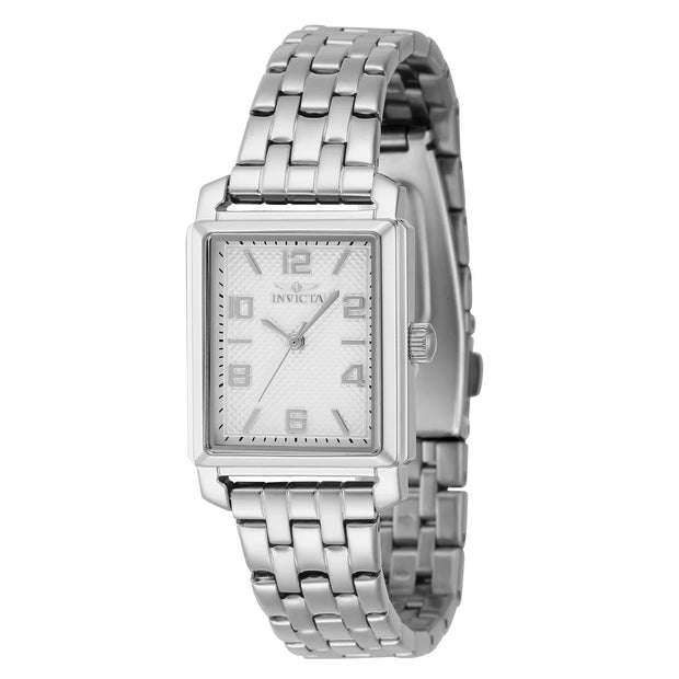 Invicta Women's 46662 Vintage Quartz 3 Hand Silver Dial Watch