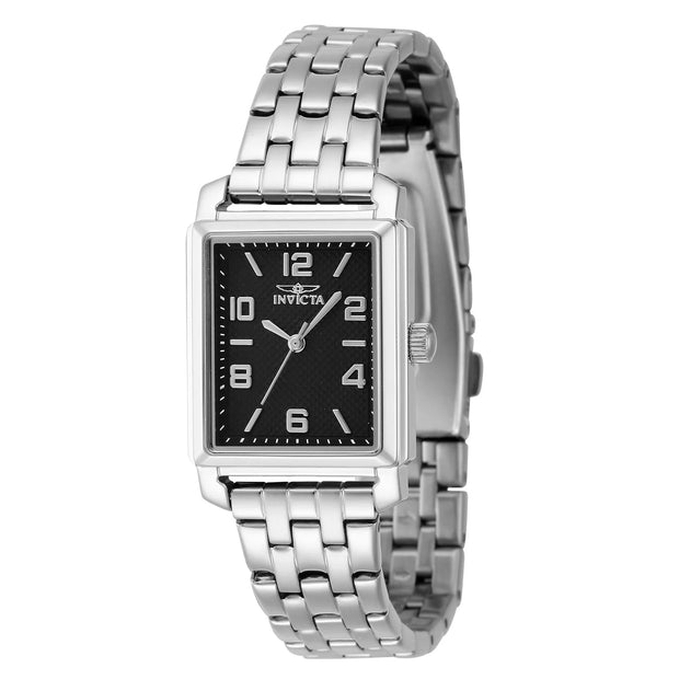 Invicta Women's 46663 Vintage Quartz 3 Hand Black Dial Watch