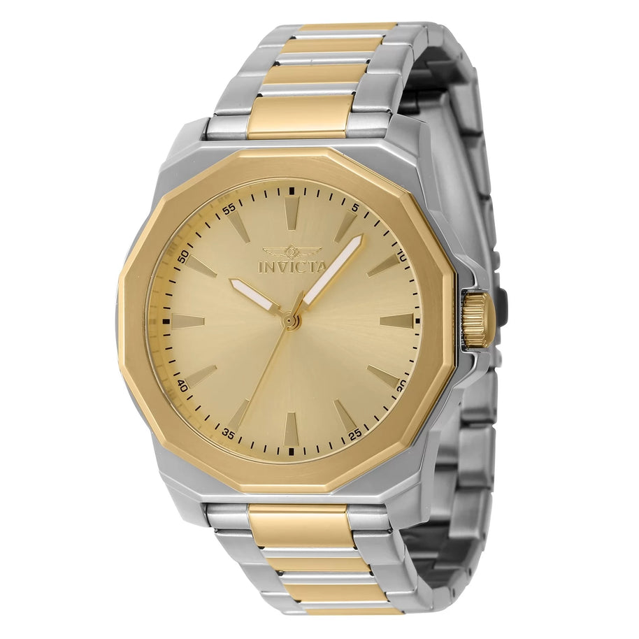 Invicta Women's 46835 Speedway Quartz 3 Hand Gold Dial Watch
