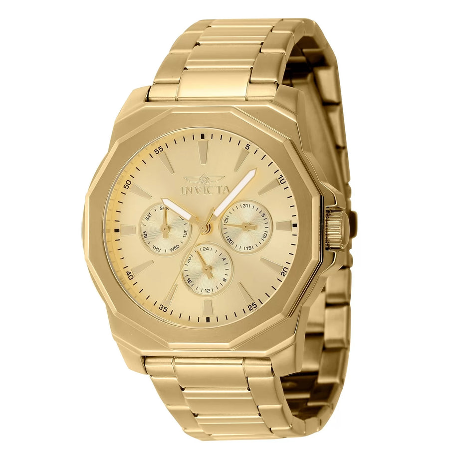Invicta Men's 46855 Speedway Quartz Chronograph Gold Dial Watch