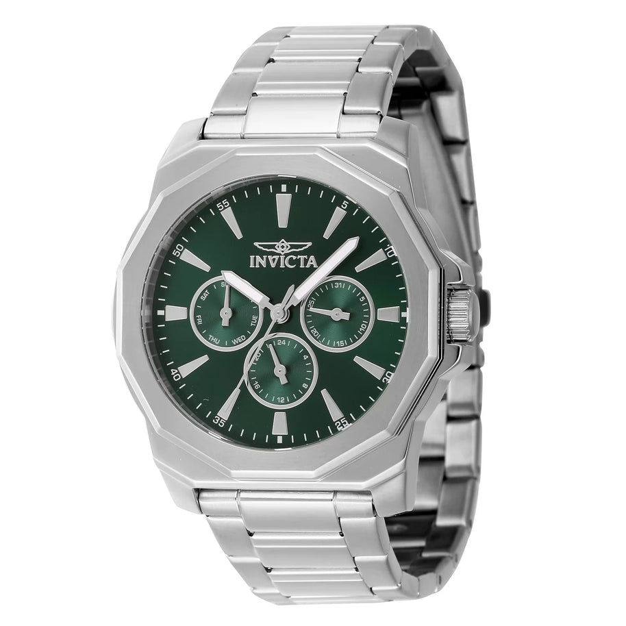 Invicta Men's 46844 Speedway Quartz Chronograph Green Dial Watch
