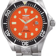 Invicta Men's 4186 Pro Diver  Automatic 3 Hand Orange Dial Watch