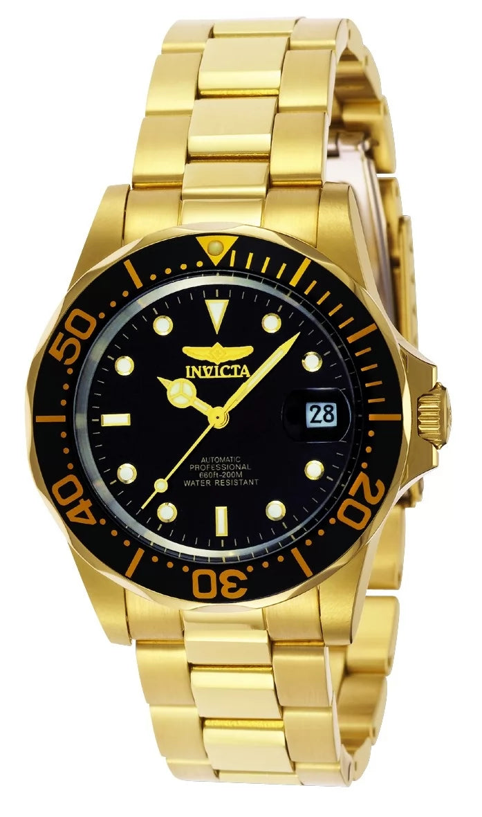 Invicta Men's 8929 Pro Diver Automatic 3 Hand Black Dial Watch