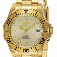 Invicta Men's 9618 Pro Diver Automatic 3 Hand Champagne Dial Watch
