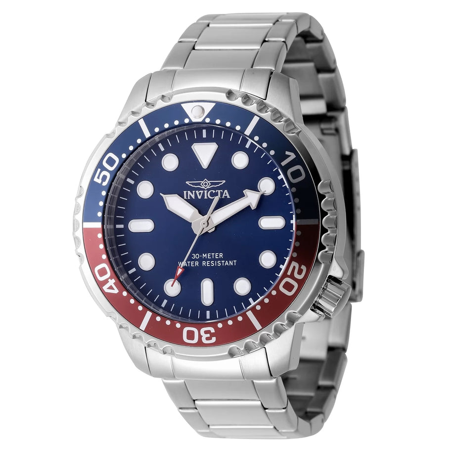 Invicta Men's 47219 Pro Diver Quartz Chronograph Blue Dial Watch