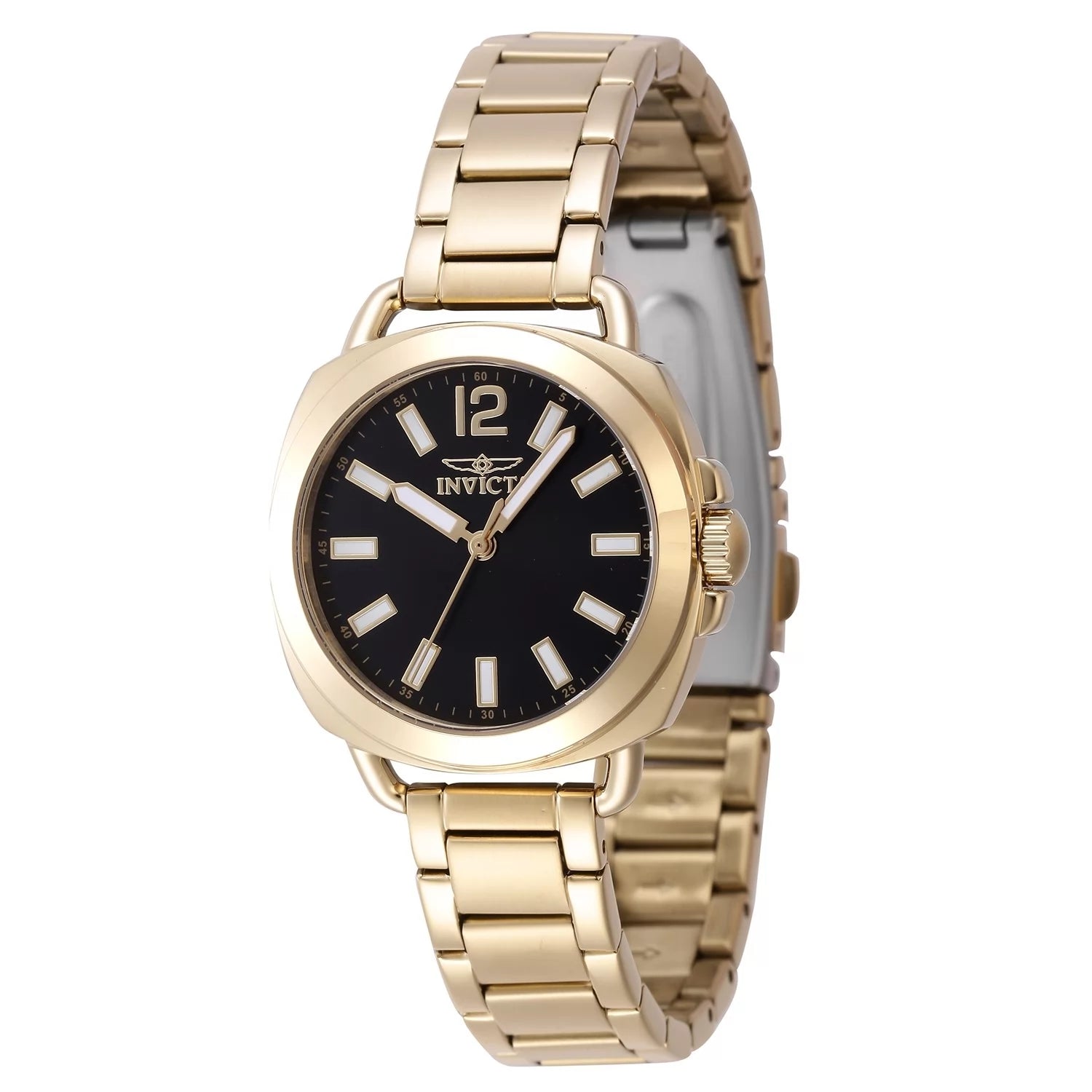 Invicta Women's 47326 Wildflower Quartz 3 Hand Black Dial Watch