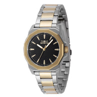 Invicta Men's 47338 Speedway Quartz 3 Hand Black Dial Watch